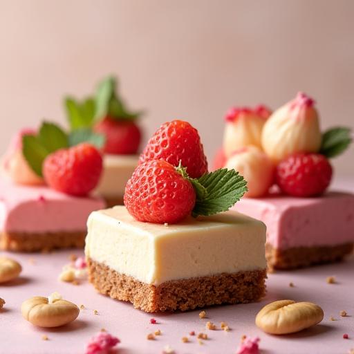Healthy plant-based desserts and sweets